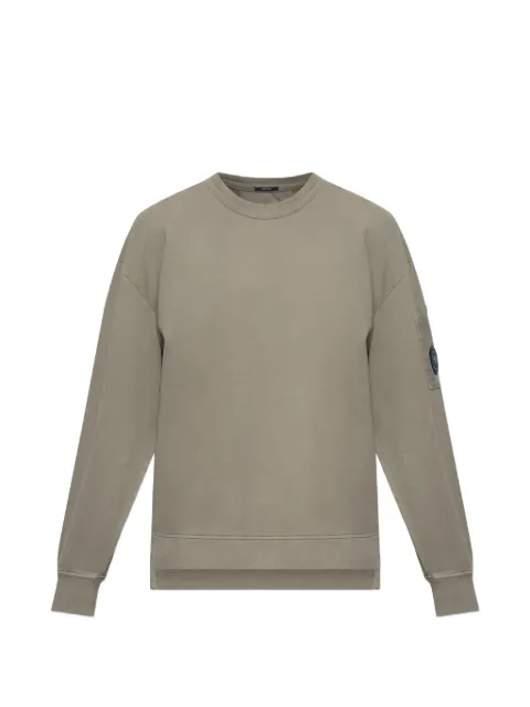 C.P. Company Lens-detail crew neck sweatshirt Neutrals 21CMSS019A006372M356