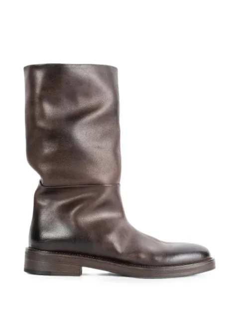 Marsèll Tubetto leather boots Brown MW8760