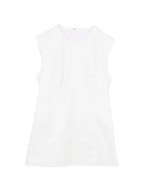 Enföld crinkled sleeveless top White ENFVT130131XRWHX038