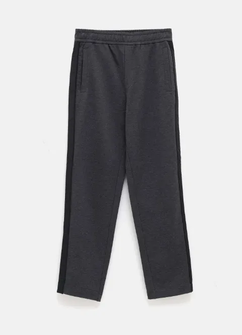 Moncler side-stripe track pants Grey 8H0000689B2V