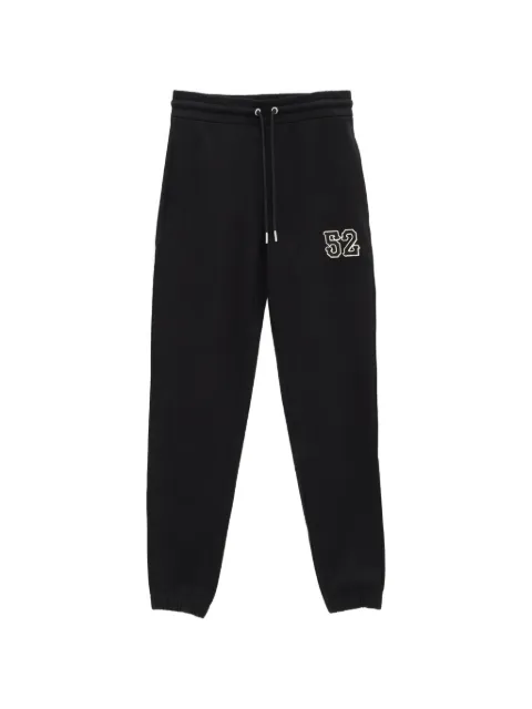 Moncler logo-patch drawstring track pants Black 8H0000489AUJ