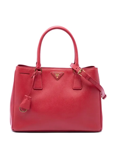 Prada Pre-Owned 2010-2026 Medium Saffiano Lux Galleria satchel Red PK7IF1BI3HTGB579