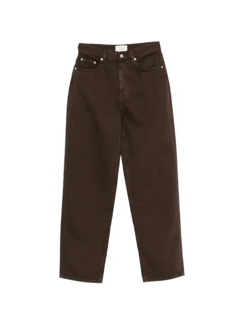 LouLou de Saison straight-leg jeans Brown SAMUR