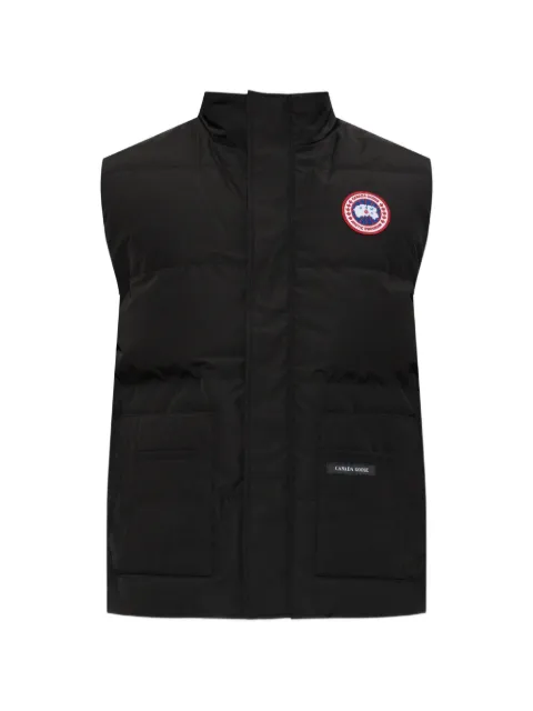 Canada Goose padded logo-patch gilet Black 4165M0
