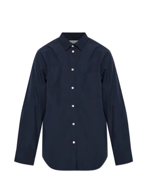 Róhe chest-pocket cotton shirt Blue 820194030