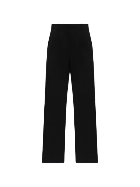 Balmain pleated wide-leg trousers Black HH1PO133MI27