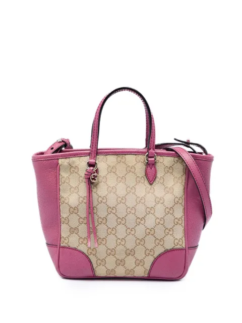 Gucci Pre-Owned 2016-2026 Small GG Canvas Bree satchel Neutrals Q1IH6QSBCN1JTPAM