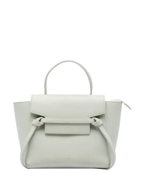 Celine Pre-Owned 2020 Nano Grained Calfskin Belt Bag satchel Grey K1D8HQUK040YOXFV