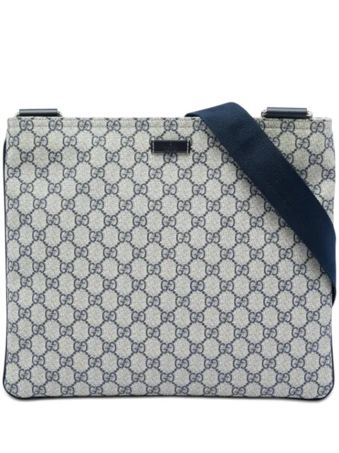 Gucci Pre-Owned 2016-2026 GG Supreme crossbody bag Neutrals 48M26OD6TAJPF26K