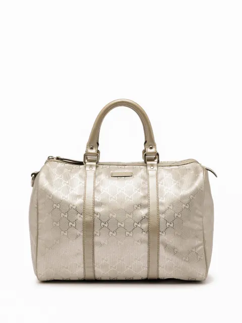 Gucci Pre-Owned 2016-2026 Medium GG Imprime Joy boston bag Gold 052O1BJQSJWB0HLC