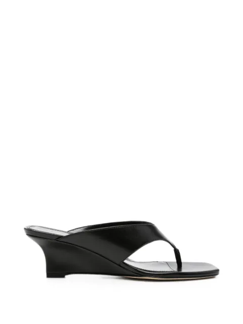 Stuart Weitzman wedge-heel sandals Black VINIWDGTHG50