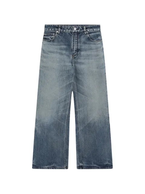 Alaïa cropped flared jeans Blue AA9P1276D016CDE