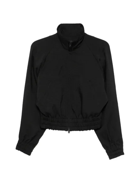 Y-3 button-detail elasticated-waist jacket Black KS1454