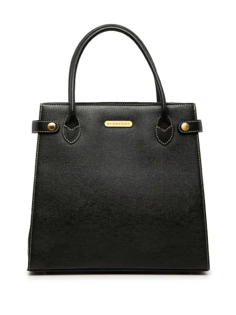 Burberry Pre-Owned 2000-2017 Leather handbag Black WXFXDTSV42ZSVHRQ