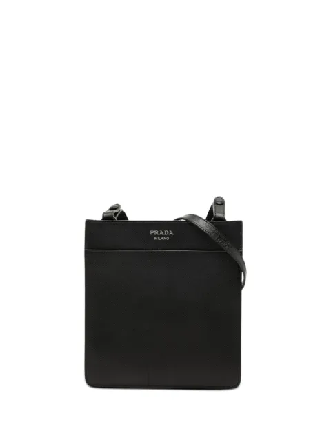 Prada Pre-Owned 2013-2026 Saffiano crossbody bag Black 8YJFZ82XM1I74EIH