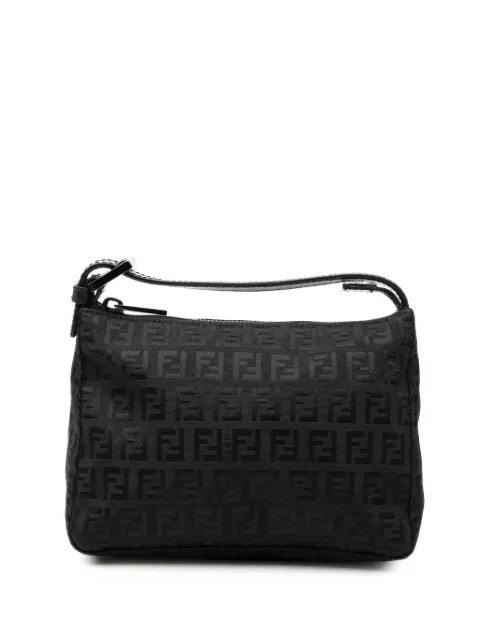 Fendi Pre-Owned 2000-2010 Zucchino Canvas handbag Black FZ8DCGDYP7EZQ3C2