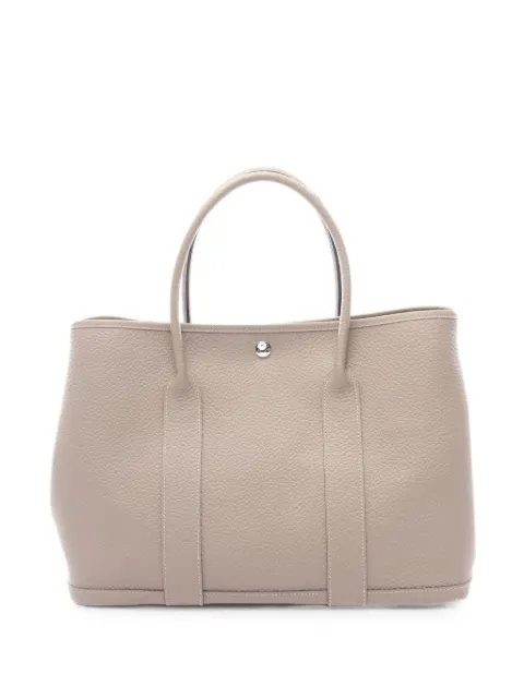 Hermès Pre-Owned 2018 Garden Party tote bag Neutrals 1085577C