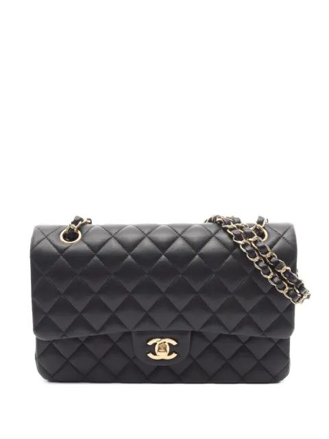 CHANEL Pre-Owned 2017-2018 Double Flap shoulder bag Black 108628924918122