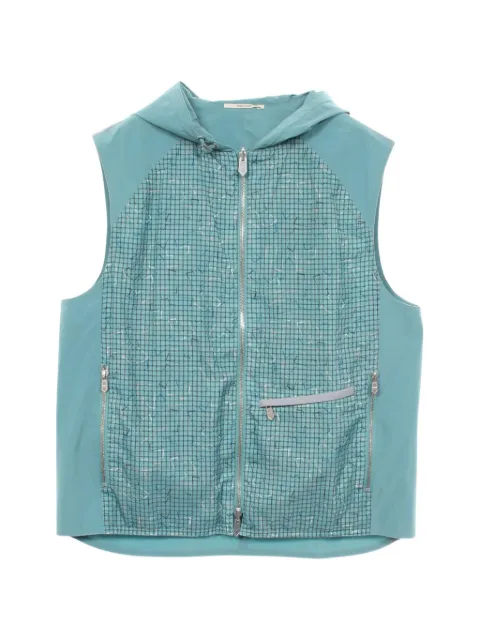 Hermès Pre-Owned H pattern reversible gilet Green 1067327