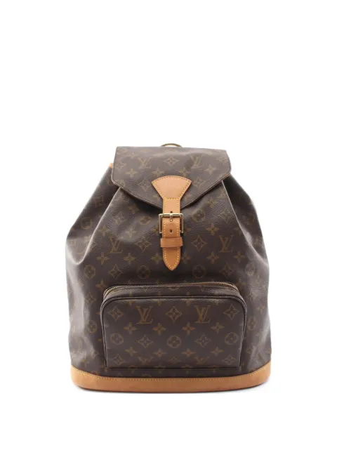 Louis Vuitton Pre-Owned 2000 monogram Montsouris backpack Brown 1086470MI0070