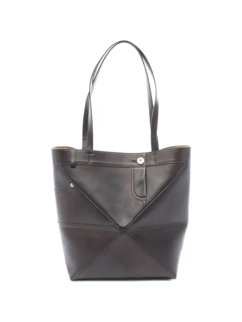 Loewe Pre-Owned medium Puzzle Fold Panta tote bag Brown 1085864