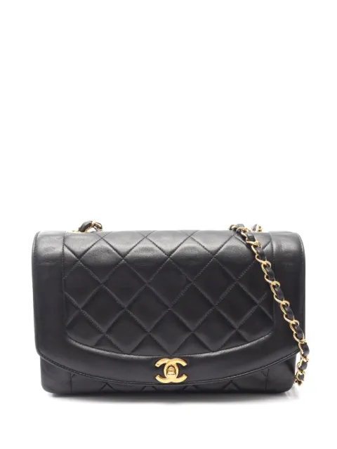 CHANEL Pre-Owned 1989-1991 Diana shoulder bag Black 10868661853396