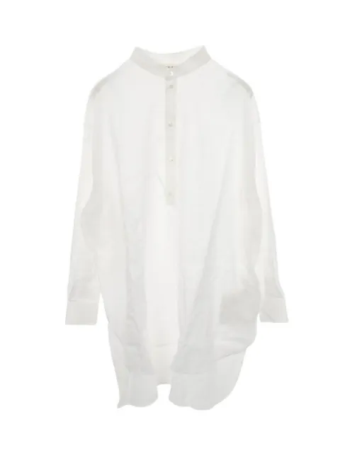 Celine Pre-Owned long-sleeve shirt dress White 1082251