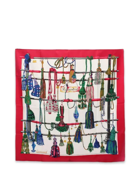 Hermès Pre-Owned 90 Passementerie scarf Red 1083438
