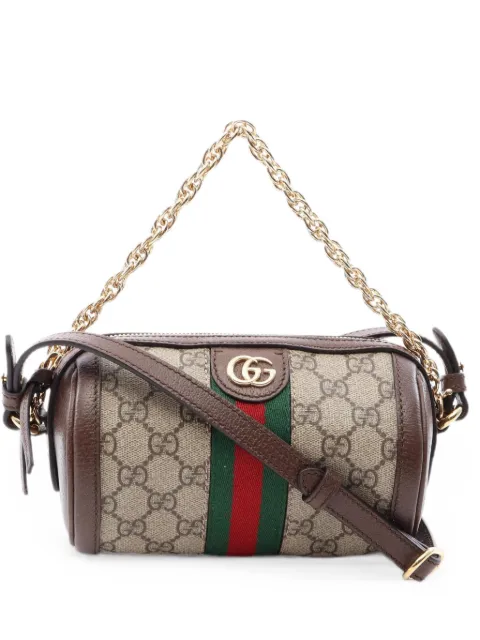 Gucci Pre-Owned Ophidia GG Supreme mini shoulder bag Neutrals 1085882