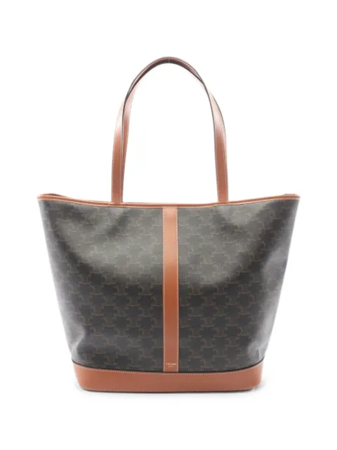 Celine Pre-Owned medium Triomphe tote bag Brown 1086913