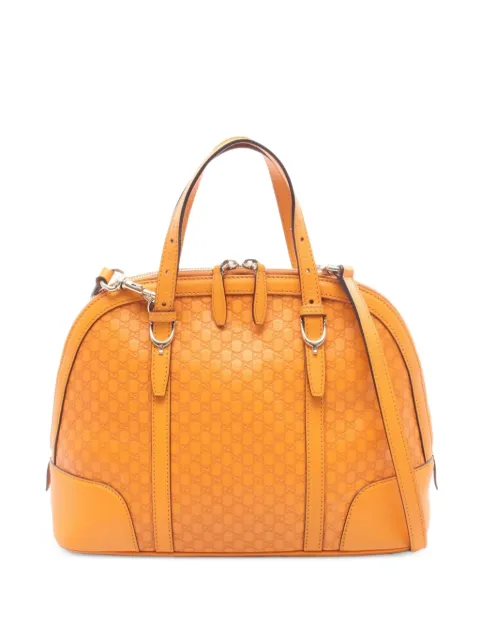 Gucci Pre-Owned Micro GG Guccissima handbag Orange 1086915