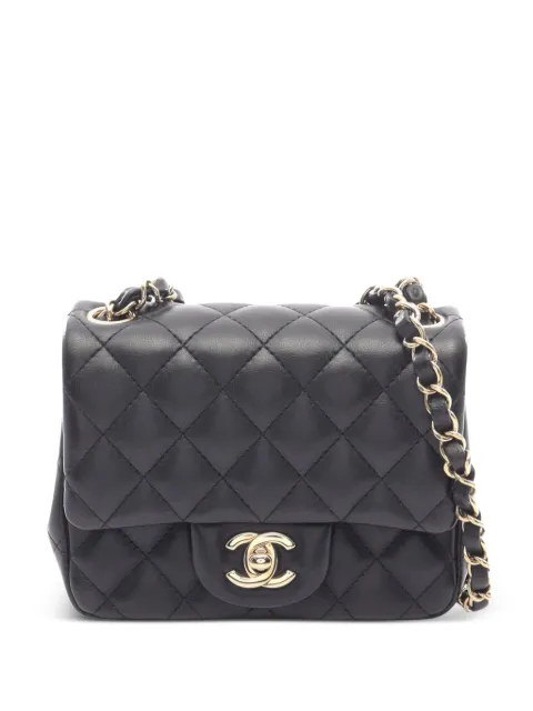 CHANEL Pre-Owned 2021s mini Classic Flap shoulder bag Black 1085575XAK5T56E