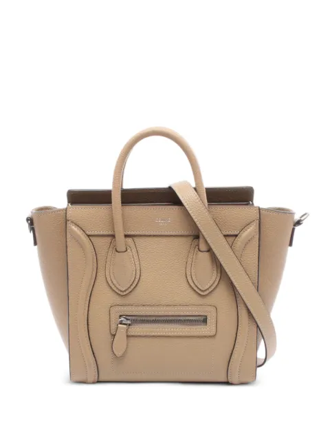 Celine Pre-Owned Nano Luggage tote bag Neutrals 1085859