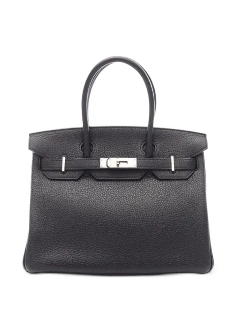 Hermès Pre-Owned 2011 30 Birkin tote bag Black 1085976OINSQUARE