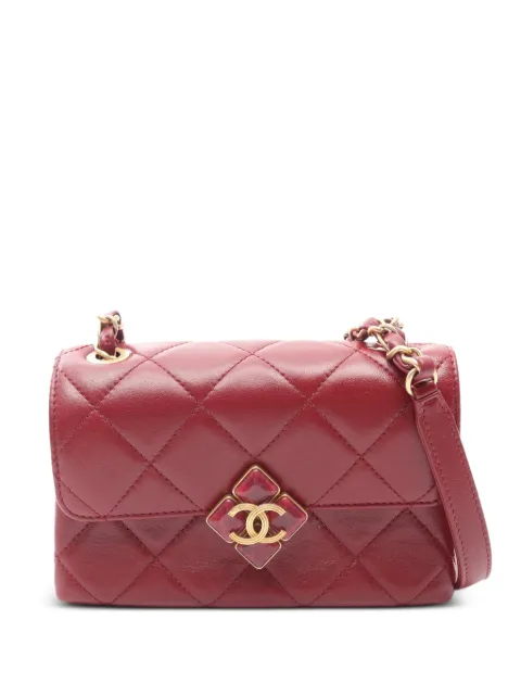 CHANEL Pre-Owned 2021s small chain-strap shoulder bag Red 1087400PPJAHLX1