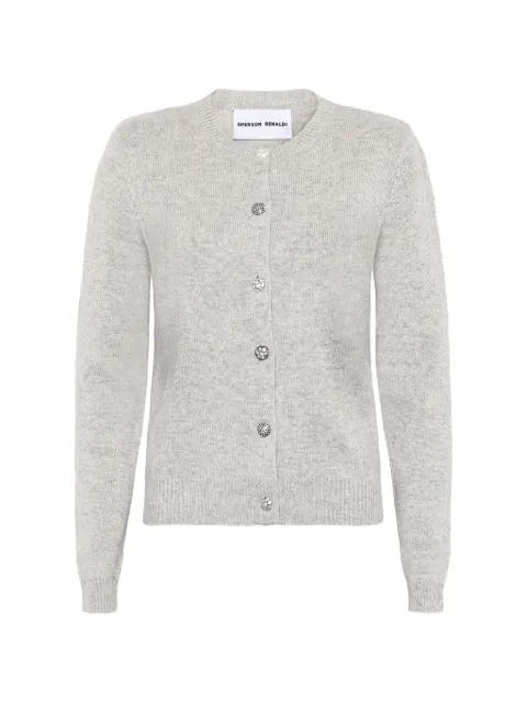 Emerson Renaldi button-fastening knitted cardigan Grey EMS25001