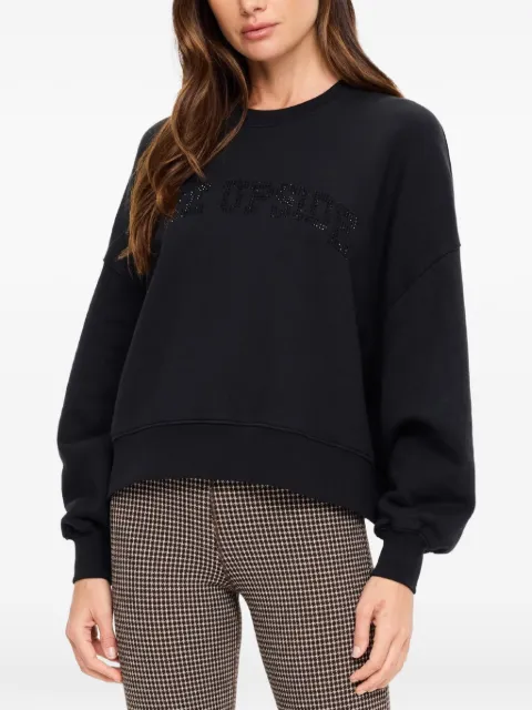 The Upside Paloma crystal-embellished sweatshirt Black USW326036