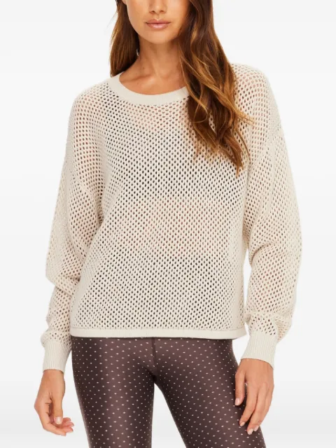The Upside Sebastian open-knit sweater Neutrals USW326143