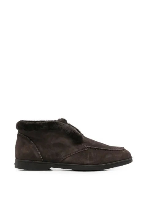Doucal's Joanne RS shearling-trim boots Brown DD8919JOANUM252