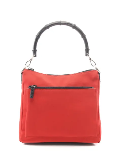 Gucci Pre-Owned Bamboo shoulder bag Red 1084841