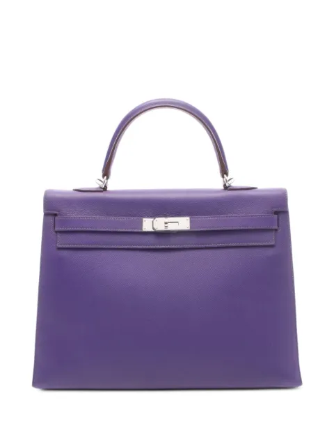 Hermès Pre-Owned 2012 35 Kelly handbag Purple 1086664PINSQUARE