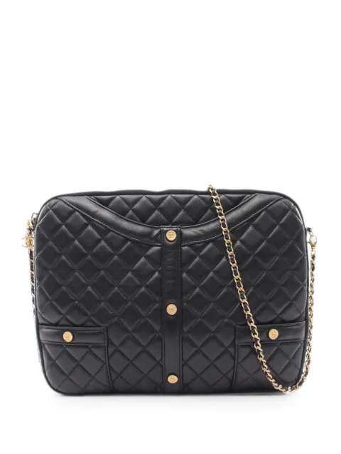 CHANEL Pre-Owned 2016-2017 Girl Chanel shoulder bag Black 108683723403328