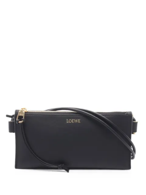 Loewe Pre-Owned Hoya Pouch shoulder bag Black 1085866