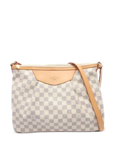 Louis Vuitton Pre-Owned 2011 MM Siracusa Damier Azur crossbody bag White 1086642MI4171