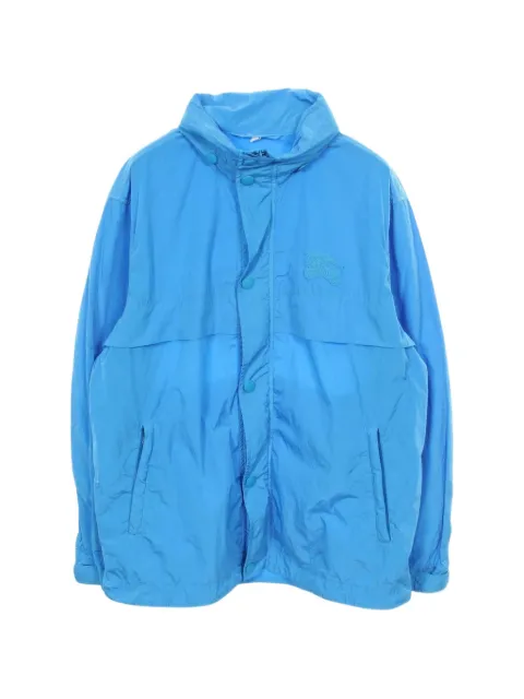 Burberry Pre-Owned EKD hooded jacket Blue 1078155