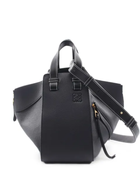 Loewe Pre-Owned small Hammock leather handbag Blue 1085684