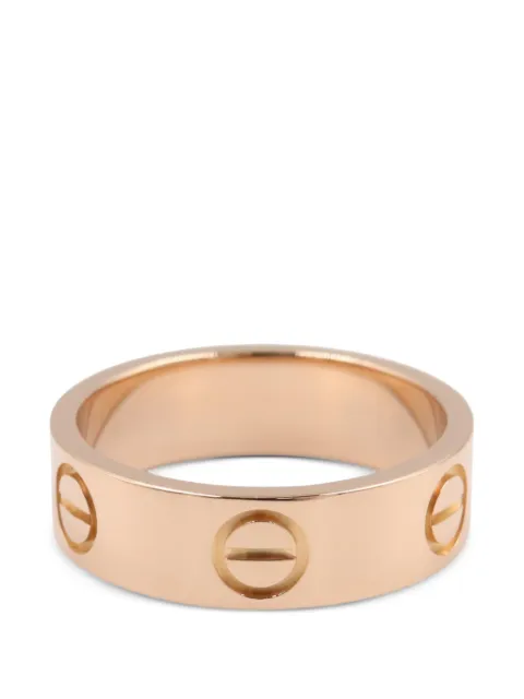 Cartier Love engraved-logo ring Pink 1086083XE8745