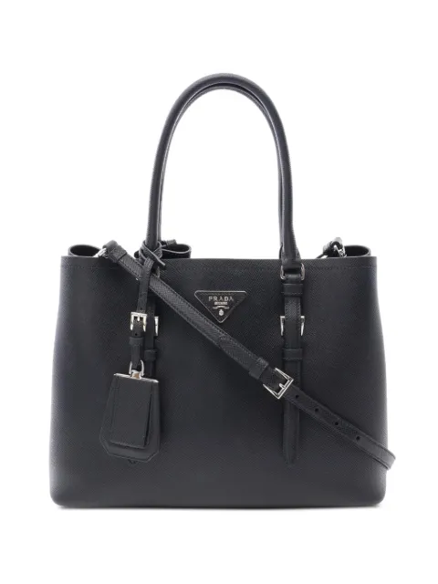 Prada Pre-Owned Saffiano-leather tote bag Black 1085911