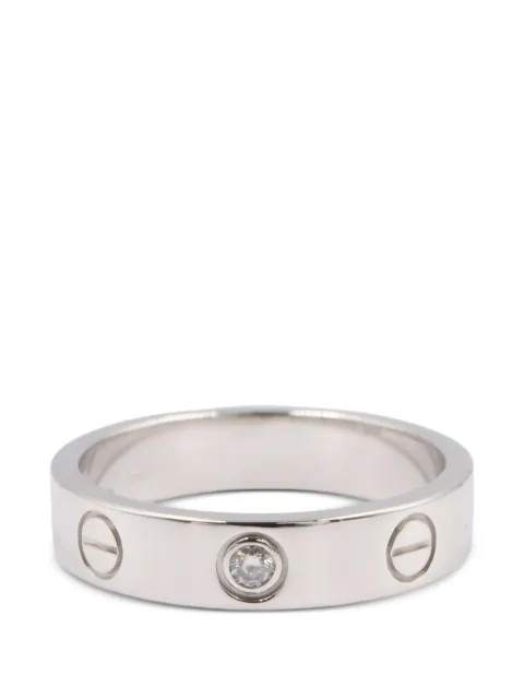 Cartier Mini Love diamond ring Silver 1086087BUD279