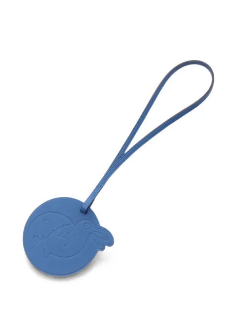Hermès Pre-Owned Rabbit moon Veau Swift bag charm Blue 1086415